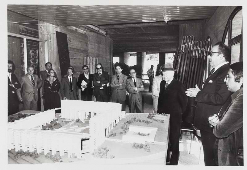 Biagio Marin visita il cantiere del complesso Rozzol Melara a Trieste