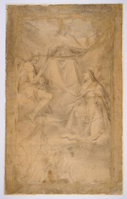 Madonna in gloria, san Giovanni Battista e beata Beatrice d'Este