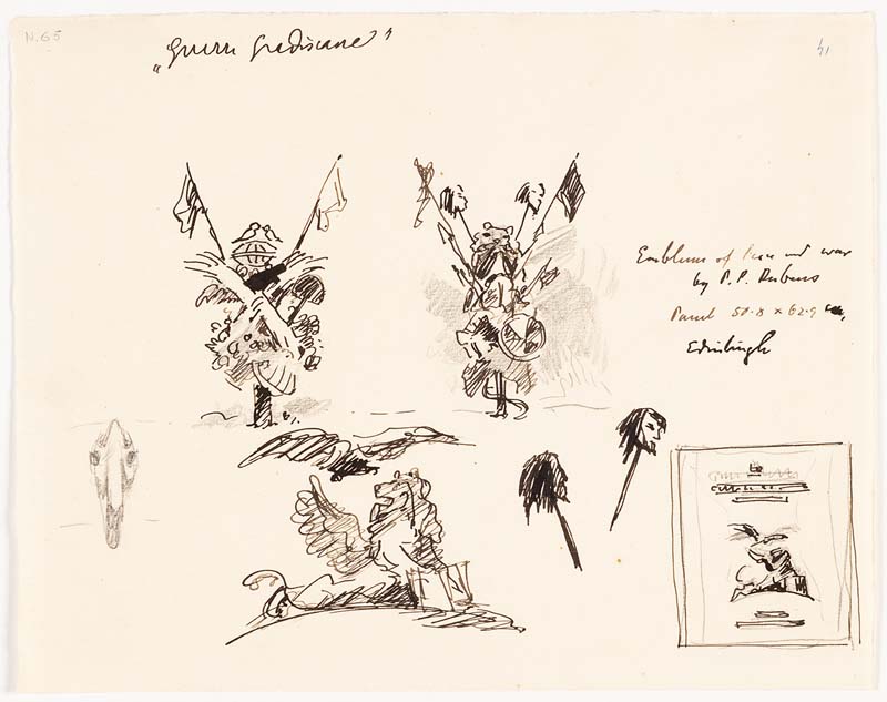 emblemi della pace e della guerra