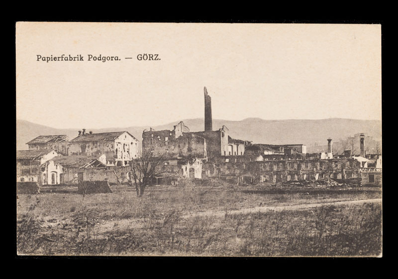 Fabbrica di carta a Piedimonte. - Gorizia