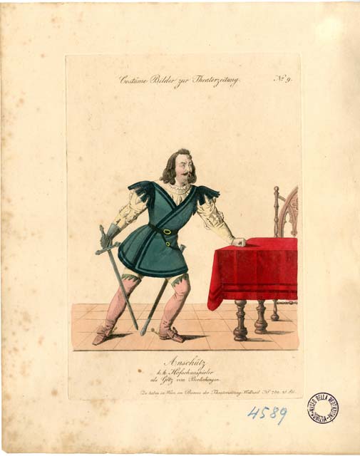 costume teatrale maschile