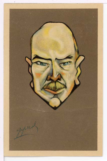 caricatura: Edward Mandell House