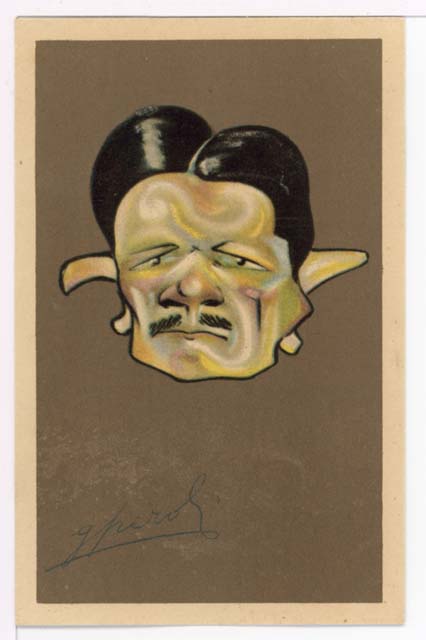 caricatura: Ulrich Karl Christian von Brockdorff Rantzau