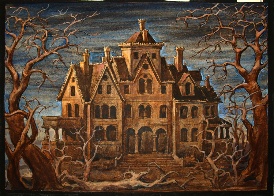 paesaggio con casa