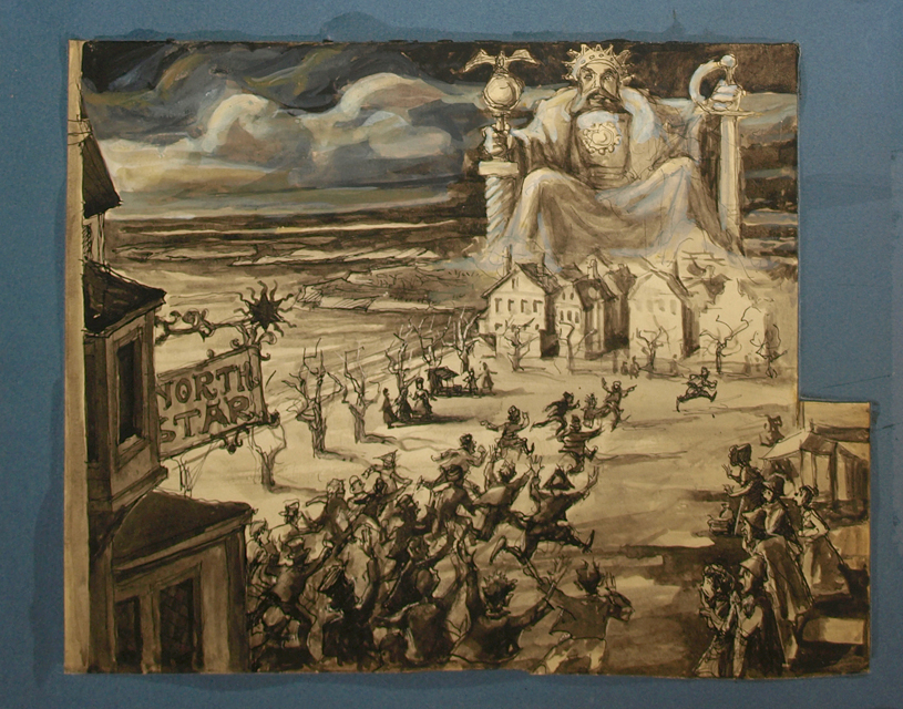 paesaggio con figure