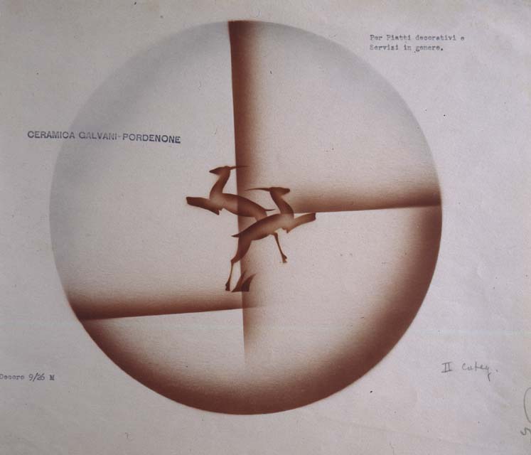 motivo decorativo con gazzelle