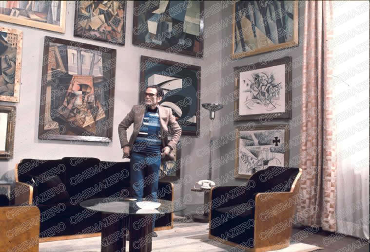 Pier Paolo Pasolini nella Sala dei Regolamenti