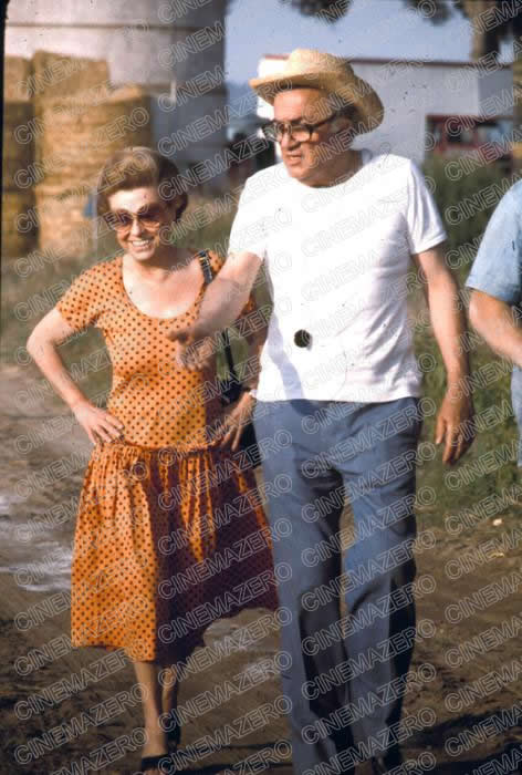 Federico Fellini e Giulietta Masina