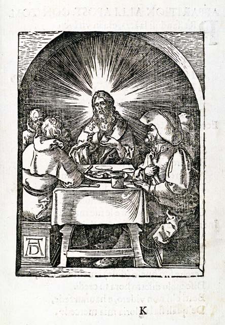 cena in Emmaus