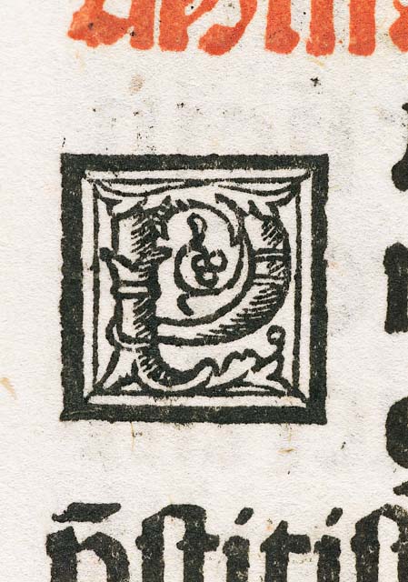 lettera iniziale ornata: P