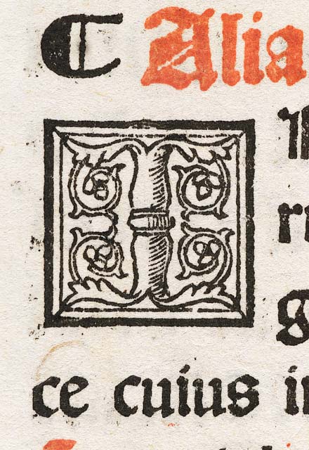 lettera iniziale ornata: I