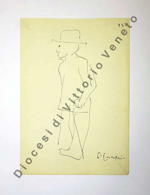 figura maschile con bastone