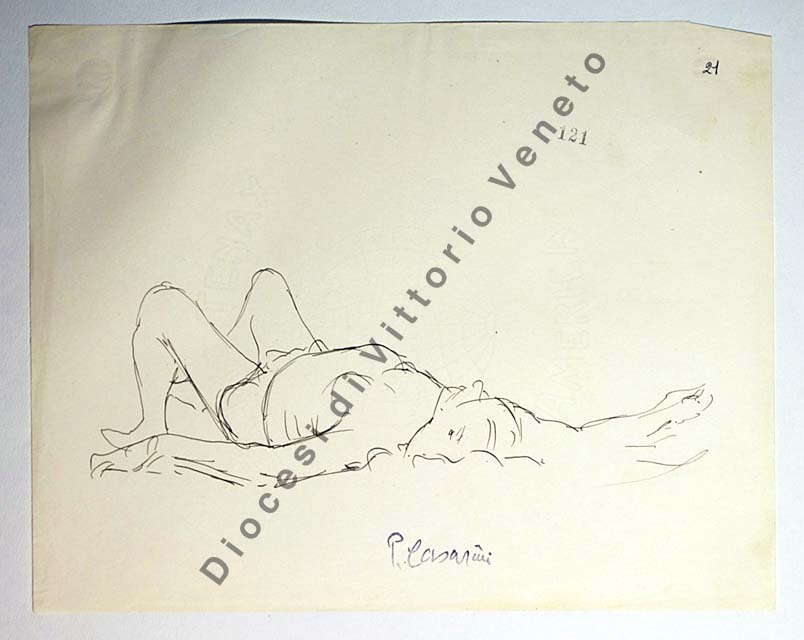 figura maschile distesa