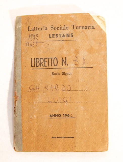 libretto della latteria