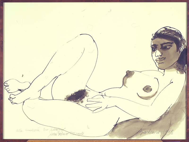 figura femminile nuda sdraiata