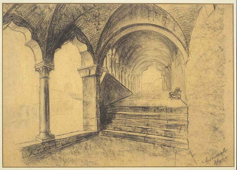 veduta di Udine: porticato Lippomano