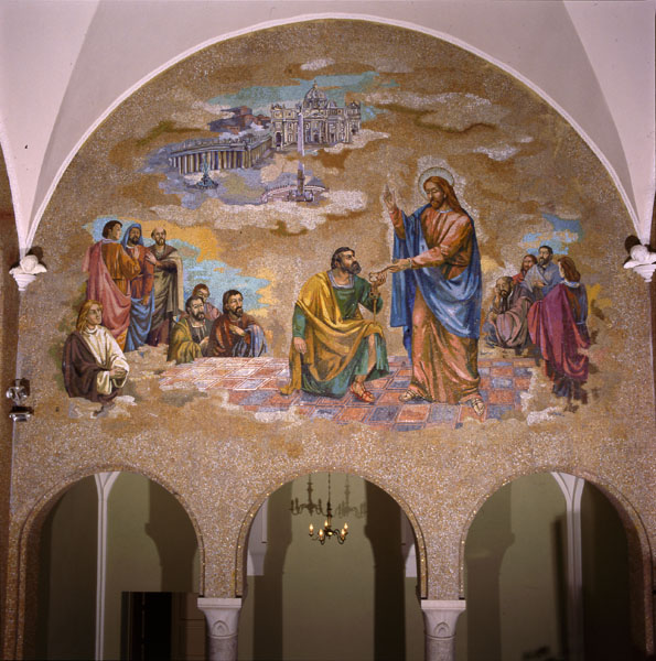 Donazione delle chiavi a S. Pietro (presbiterio)