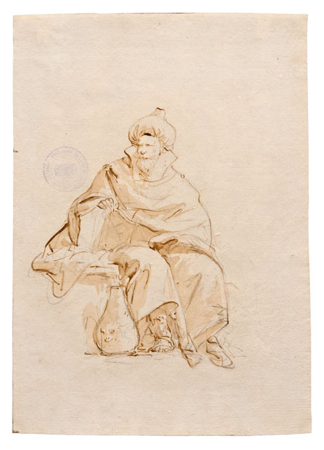 figura maschile con turbante