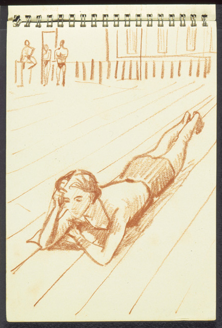 figura femminile distesa