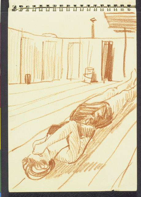 figura femminile distesa