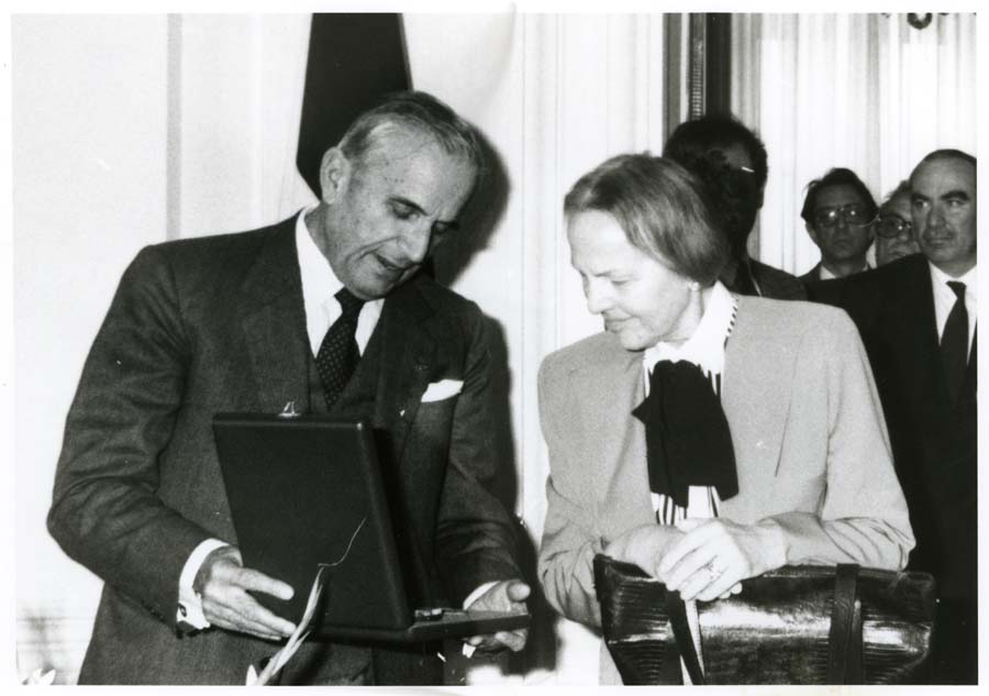 Visita del Presidente della Camera Nilde Jotti a Monfalcone