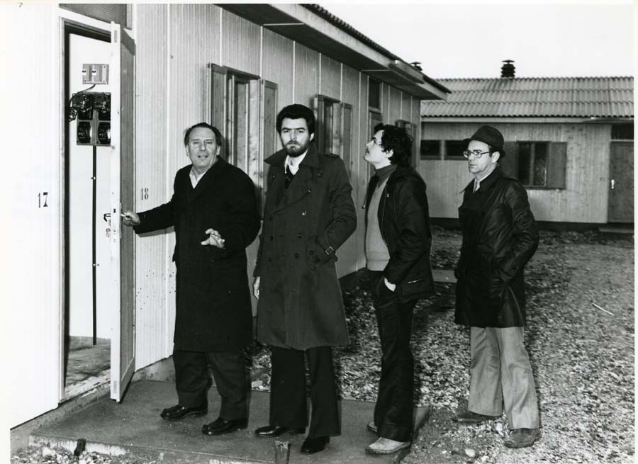 Consegna dei prefabbricati nelle zone colpite dal terremoto