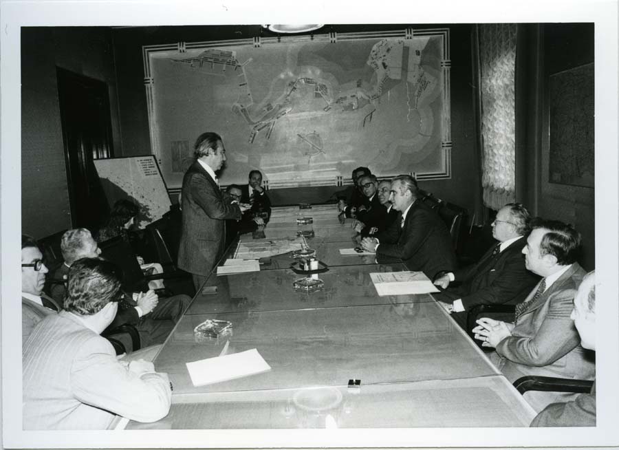 Visita del Presidente della Commissione Europea François-Xavier Ortoli