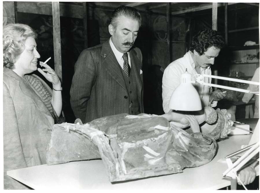 Restauro di opere d'arte danneggiate dal terremoto