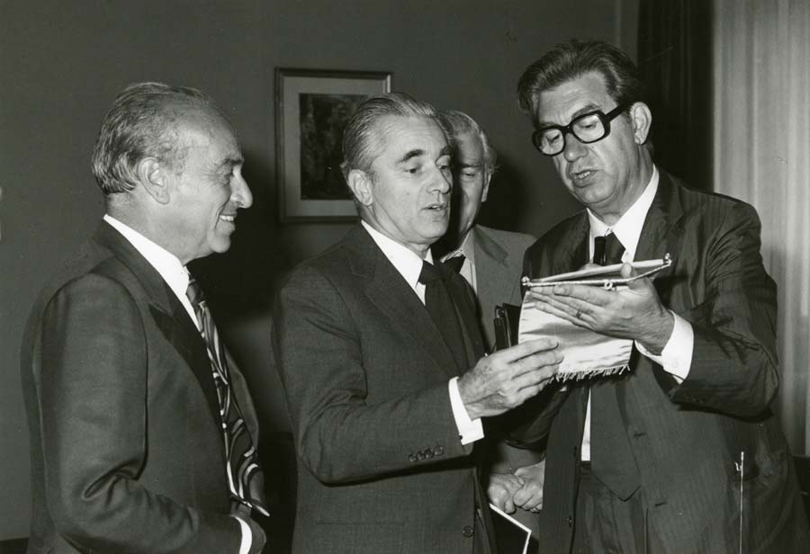 Visita dell'ex Primo Ministro francese Chaban Delmas