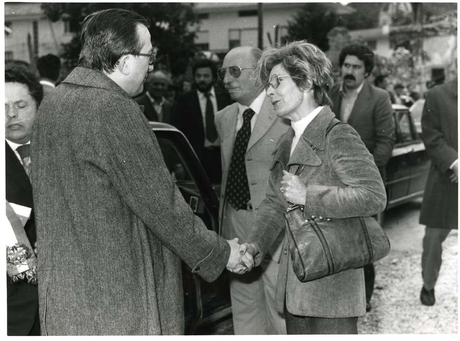 Visita ufficiale del Presidente del Consiglio dei Ministri Giulio Andreotti nelle zone del Friuli colpite dal terremoto