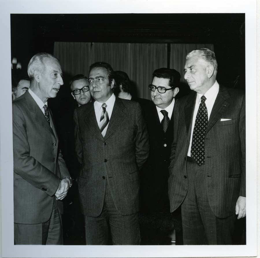 Visita del Presidente della Commissione Europea François-Xavier Ortoli