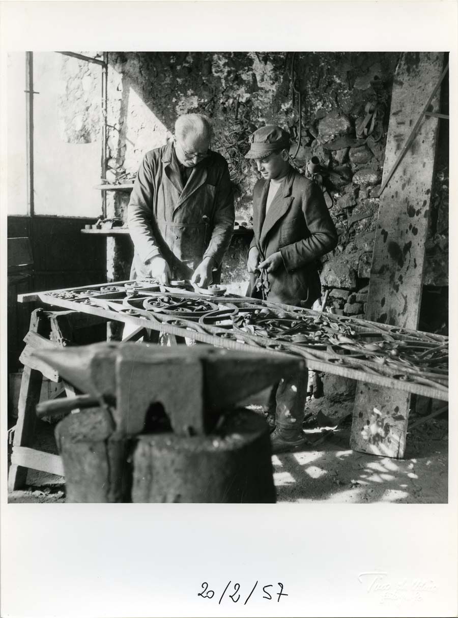 Ritratto di un fabbro e del suo apprendista