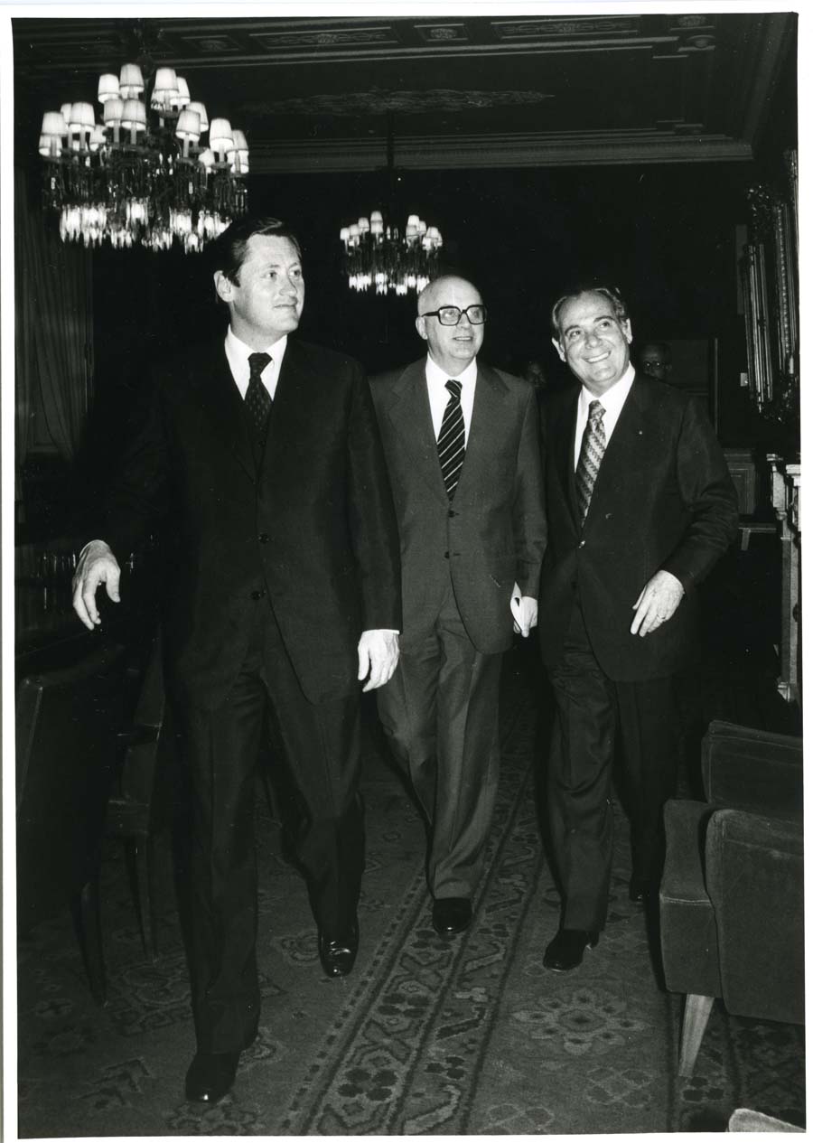 Conferenza stampa alla presenza del ministro Androsch