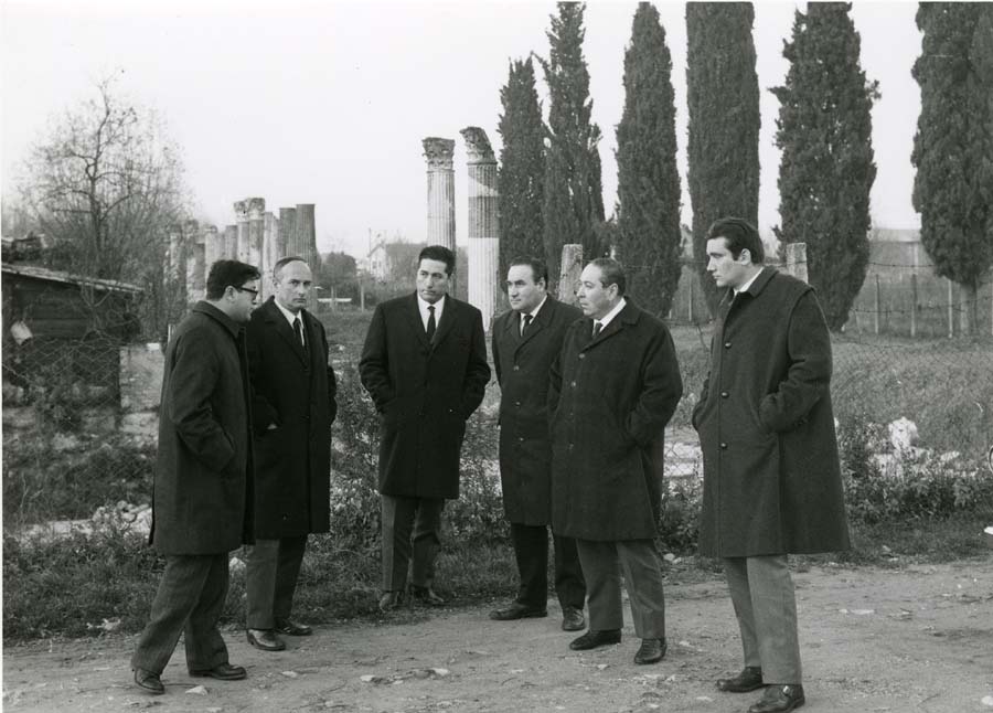 Sopralluogo nella zona archeologica