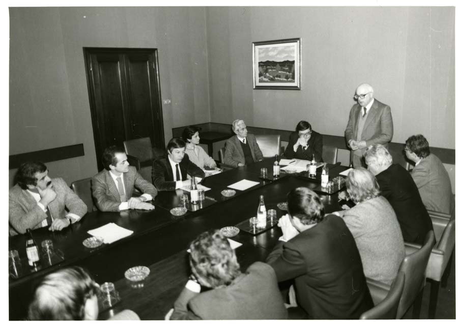 Visita del Ministro Scotti alla Giunta Regionale