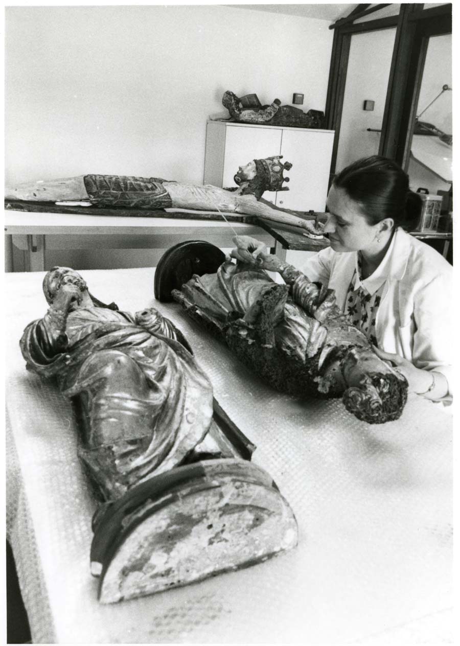 Il laboratorio di chimica del Centro Regionale di Restauro di Villa Manin a Passariano