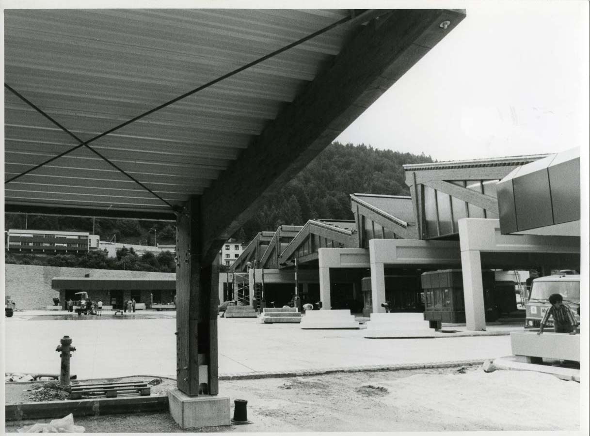 Costruzione di un casello dell'autostrada Udine - Tarvisio