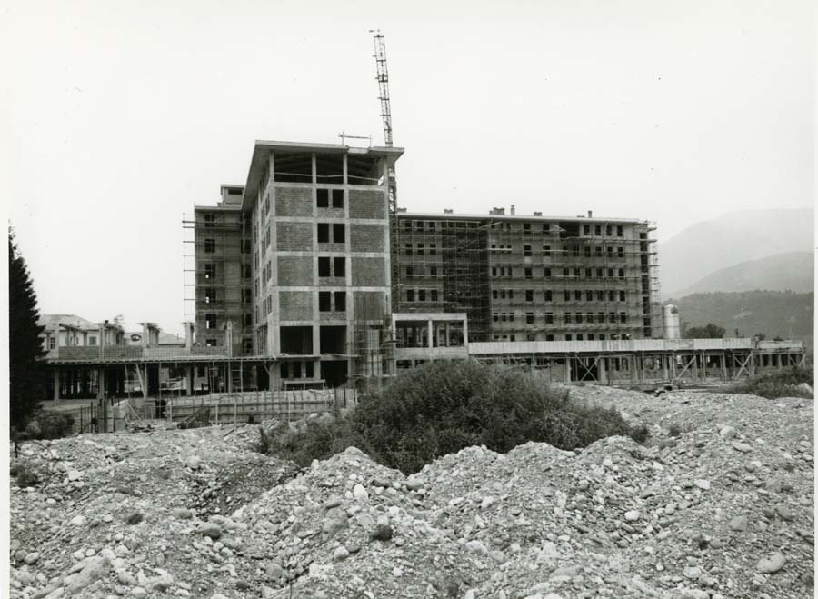 Ospedale Civile di Tolmezzo in costruzione