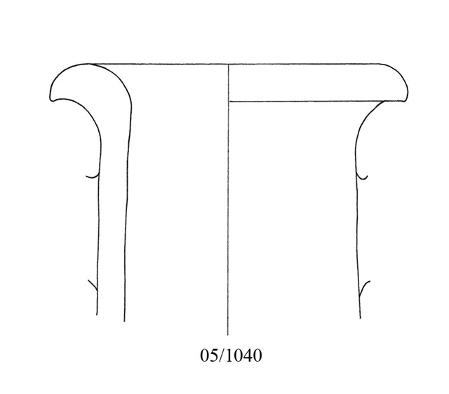 anfora/ da trasporto, orlo