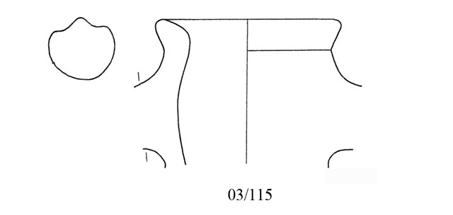 anfora/ da trasporto, orlo