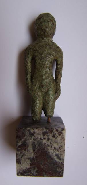 bronzetto/ antropomorfo