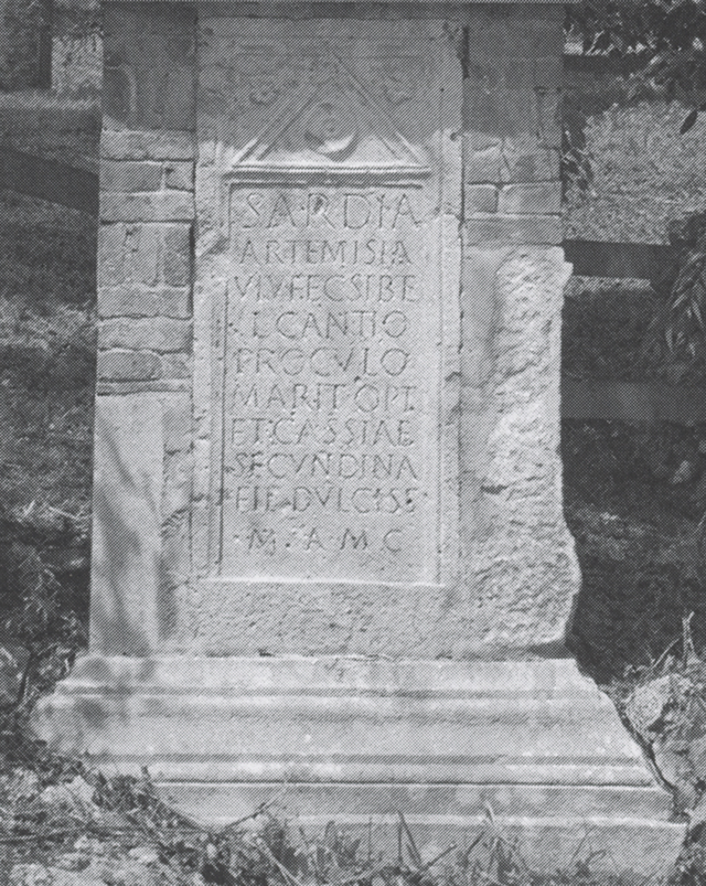 stele/ funeraria (?), frammento