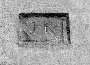 lastra/ con iscrizione, frammento