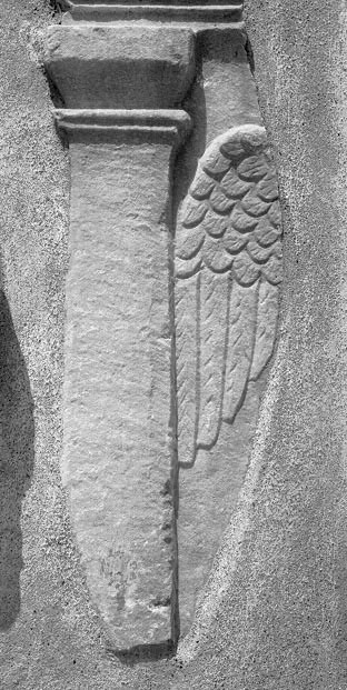 sarcofago/ con elementi architettonici, frammento