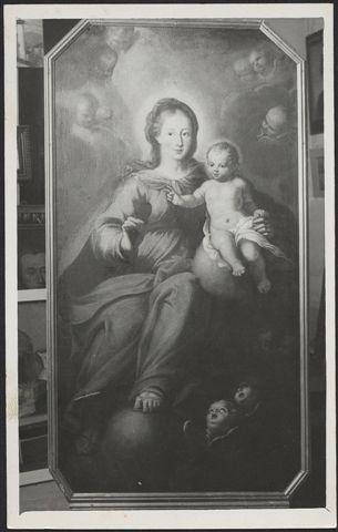 Dipinto di una Madonna con Bambino