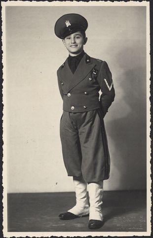 Ritratto in studio di un bambino