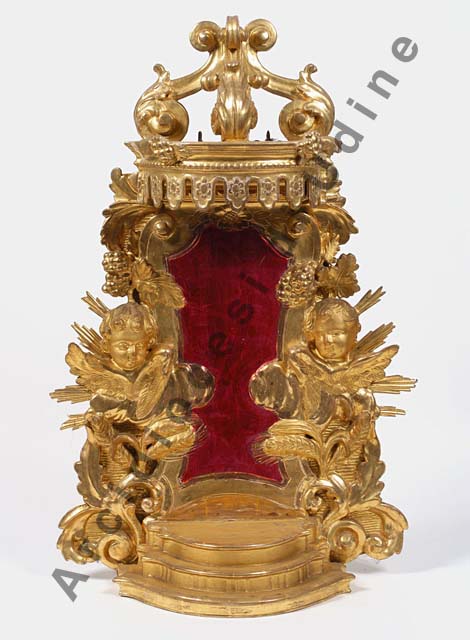 tronetto per esposizione eucaristica