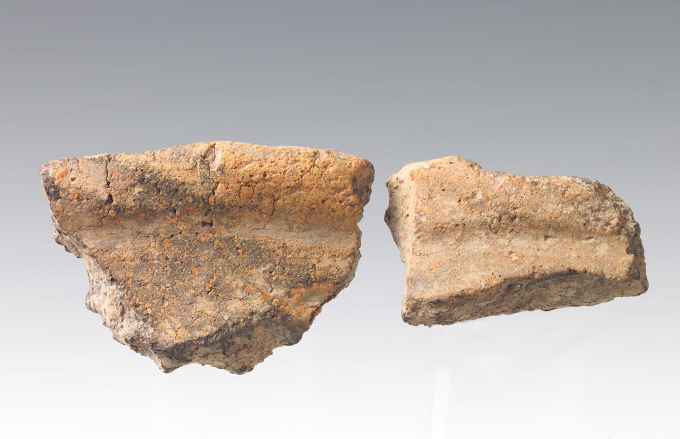 tazza/ carenata, frammento