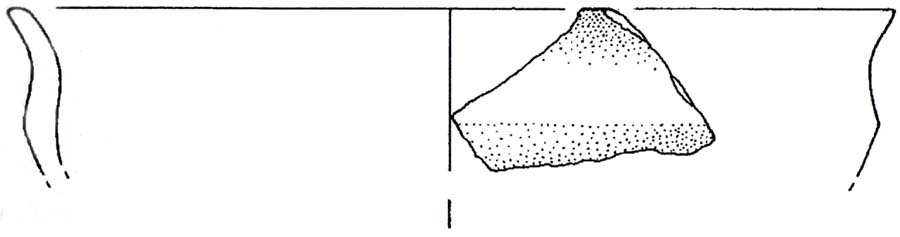 ciotola/ carenata, parete