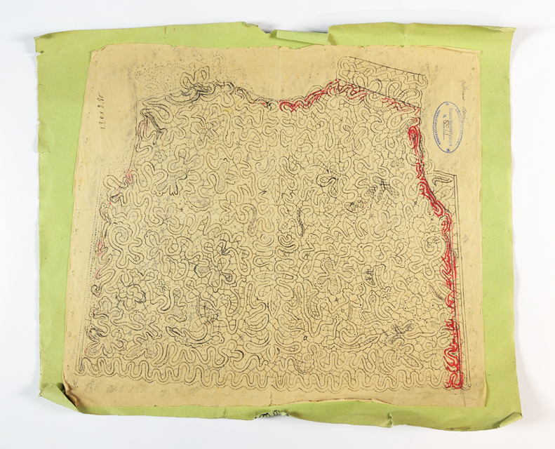 motivi decorativi geometrici e vegetali stilizzati